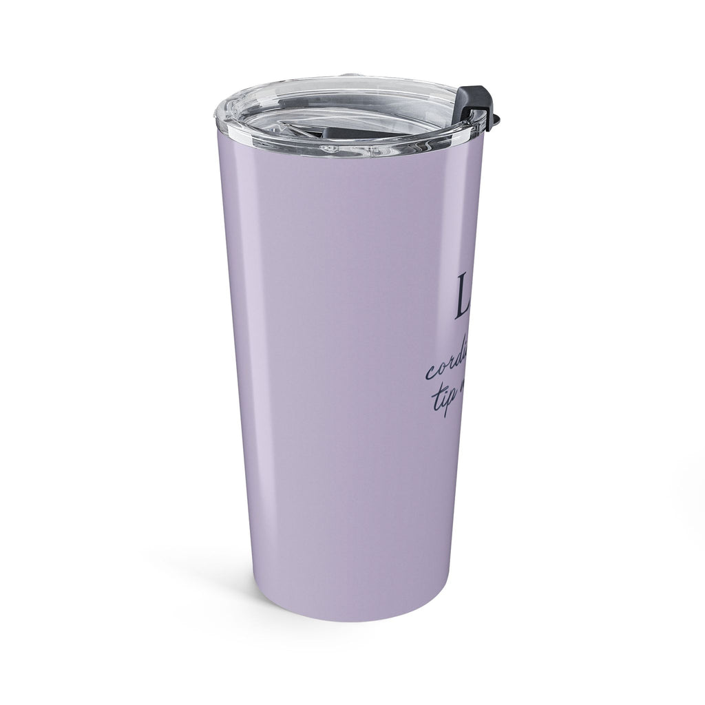 Libra 20oz Tumbler – 'Cordial Until You Tip My Scale' Zodiac Travel Mug