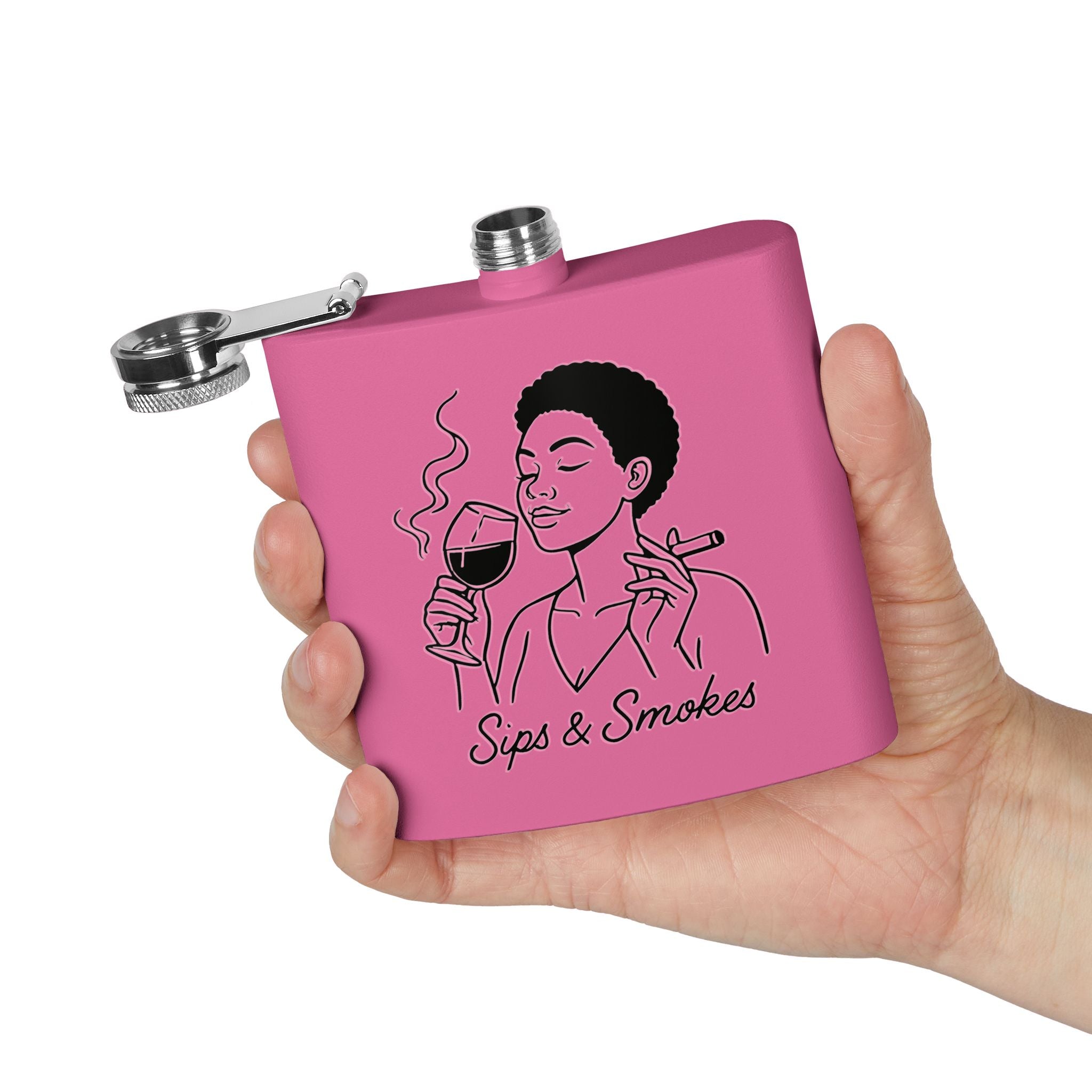 Stainless Steel Flask, 6oz