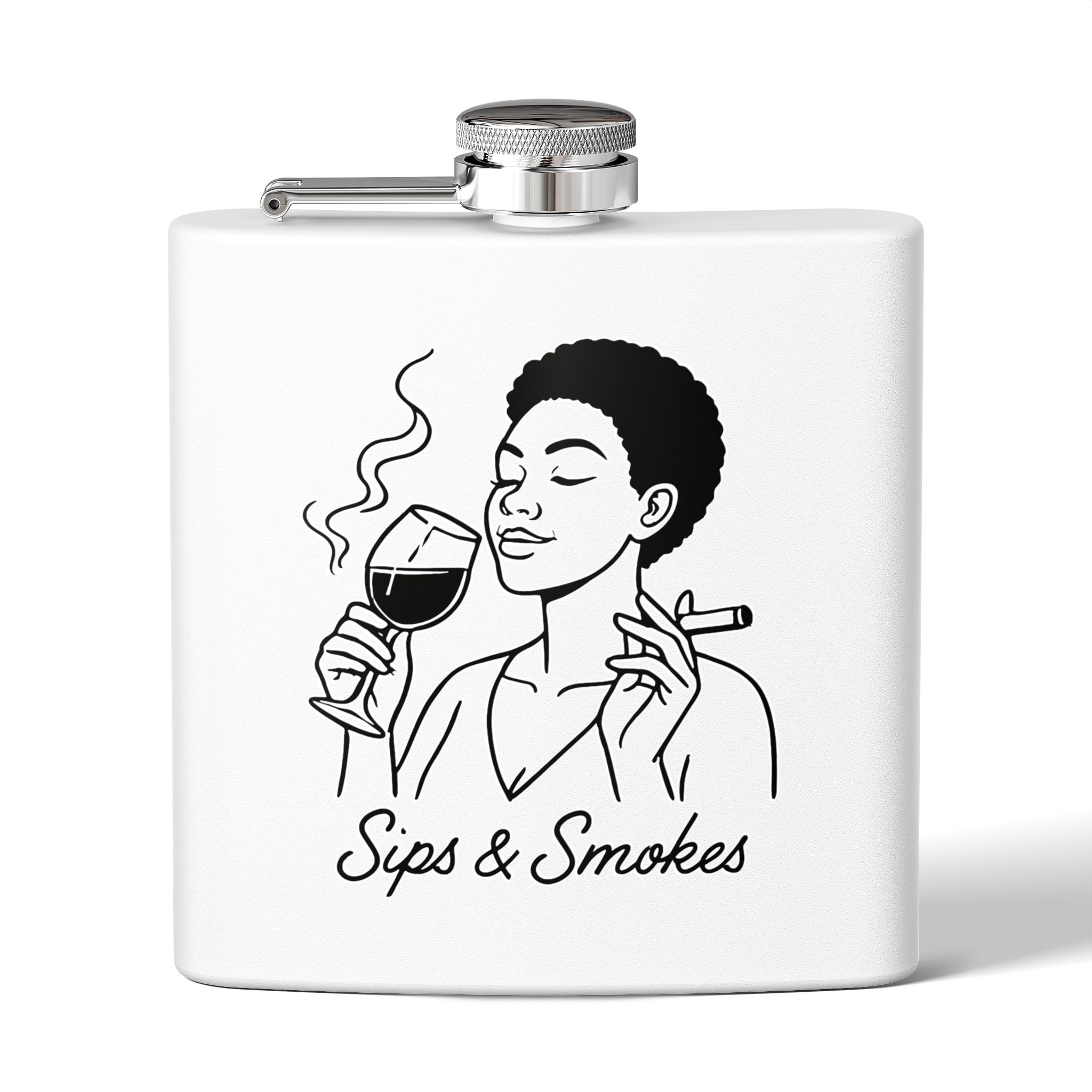 Stainless Steel Flask, 6oz