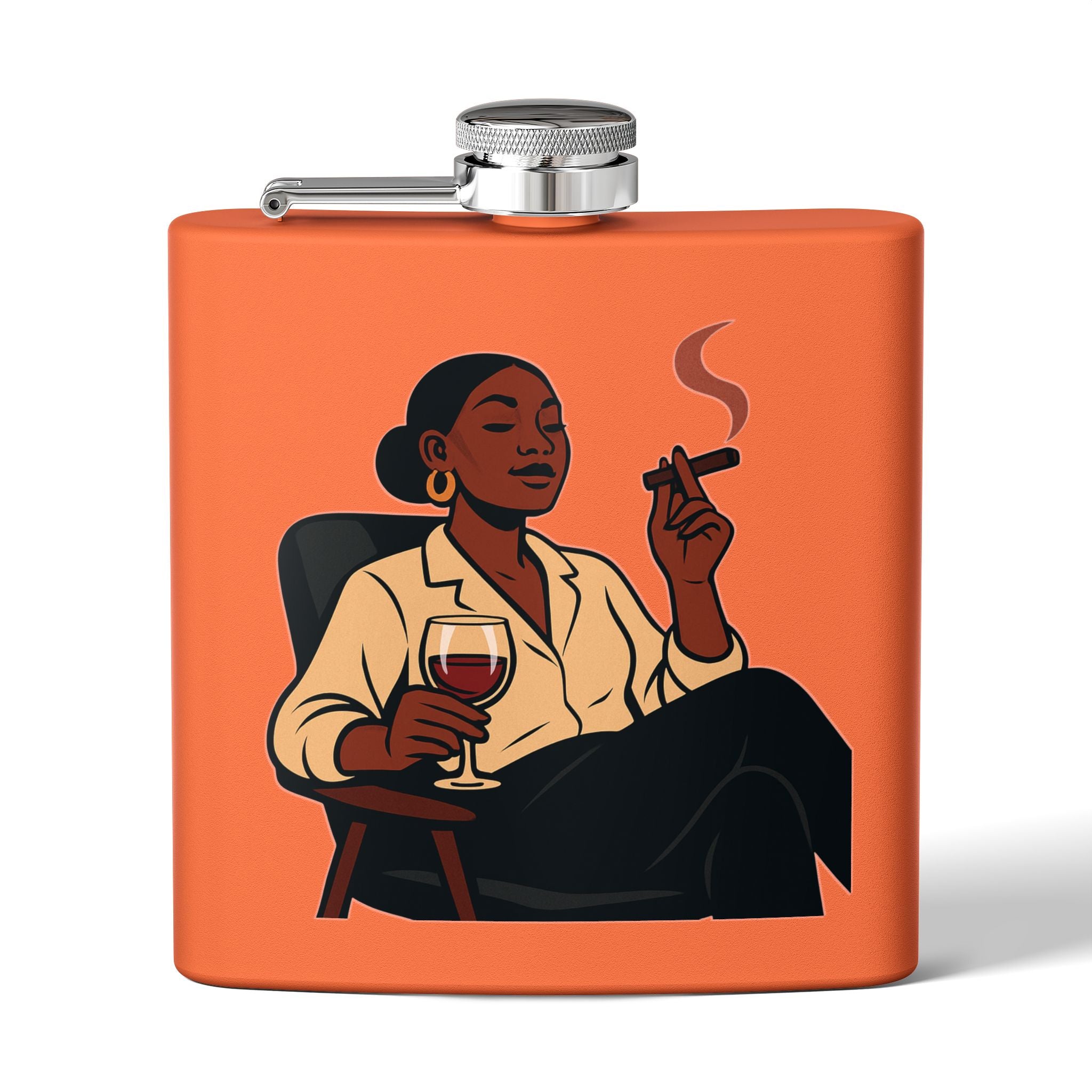 Stainless Steel Flask, 6oz