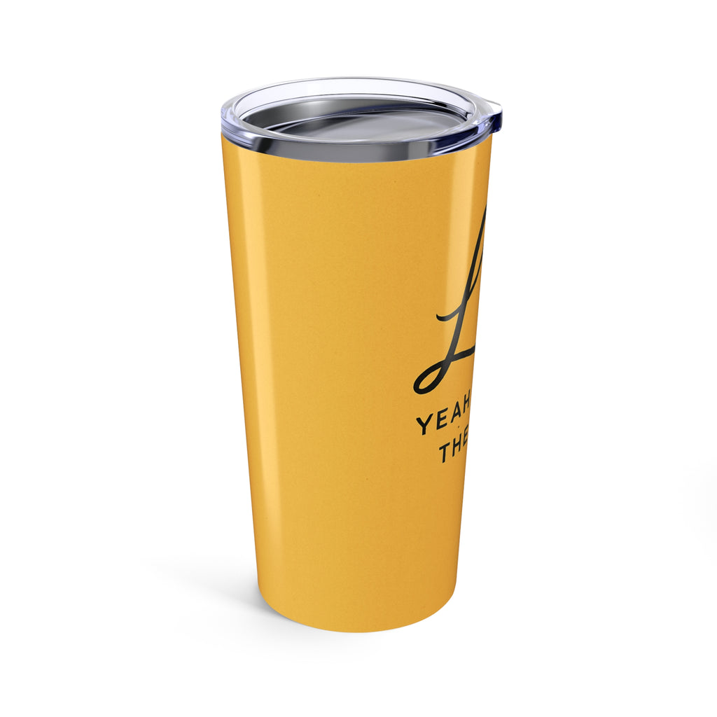 Leo Zodiac Tumbler 20oz — 'Yeah We Run The Show' Stainless Travel Cup