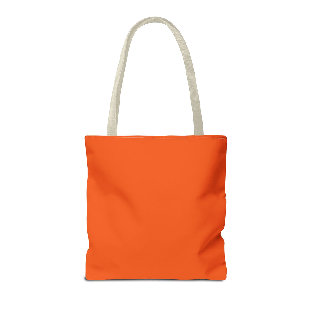 Sarcasm University Tote Bag, Funny Tote, Gift for Students, Everyday Use, Sarcastic Humor, Orange Canvas Bag