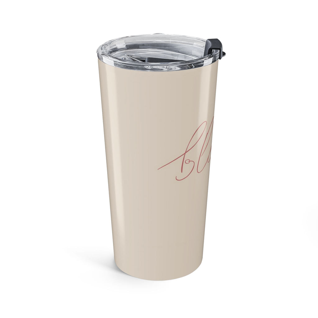 Blessed 20oz Tumbler – Beige Insulated Travel Cup
