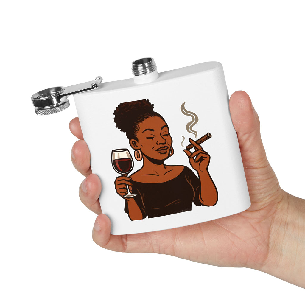 Stainless Steel Flask, 6oz