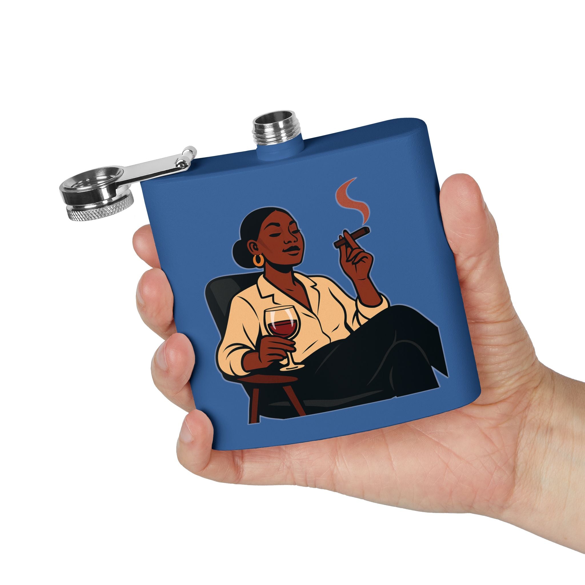 Stainless Steel Flask, 6oz