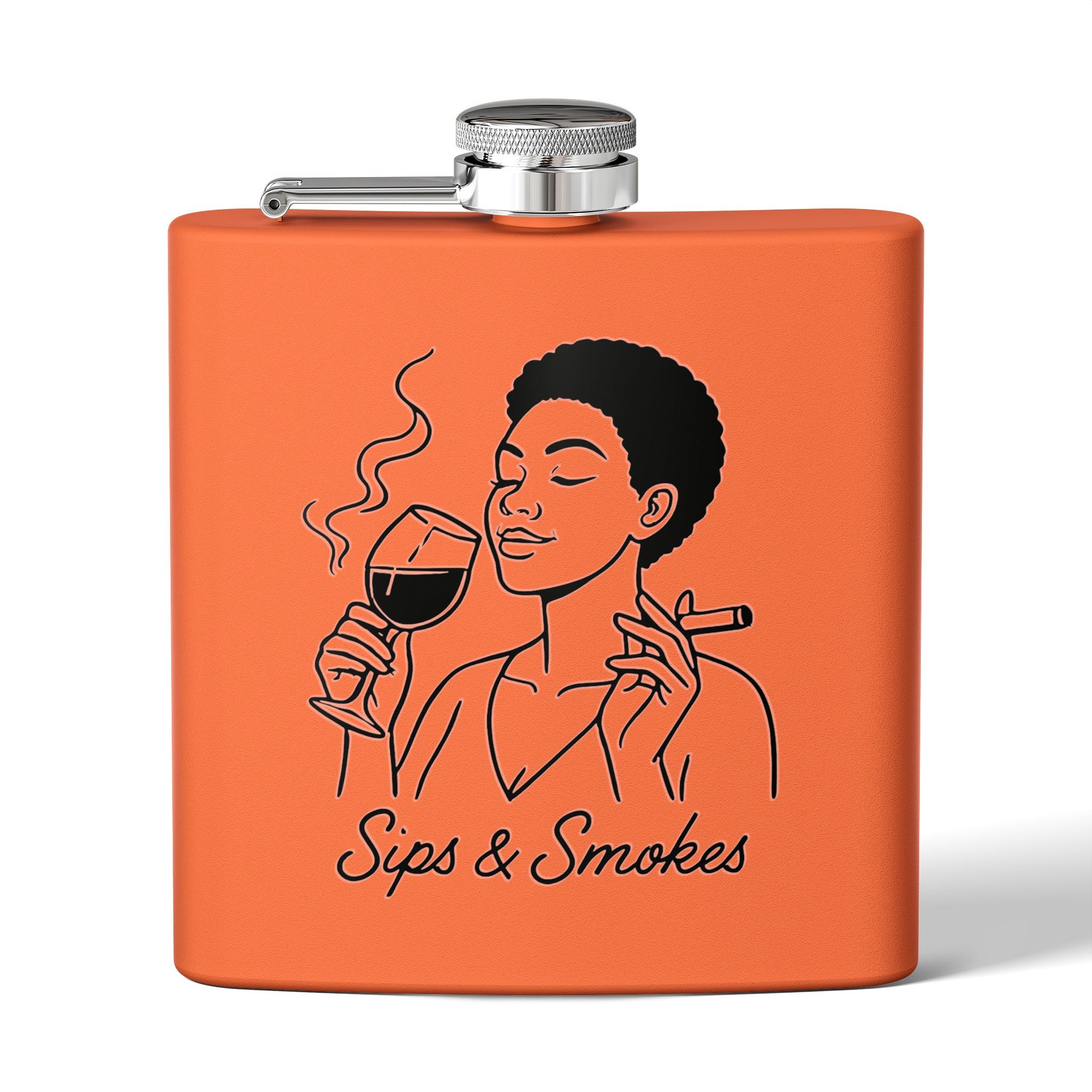 Stainless Steel Flask, 6oz