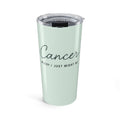 Copy of Cancer Zodiac Script Tumbler 20oz | Astrological Sign, Minimal Pastel Design