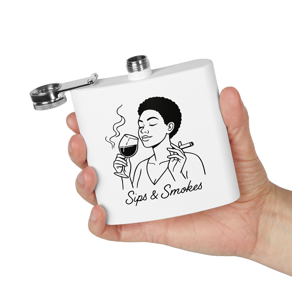 Stainless Steel Flask, 6oz