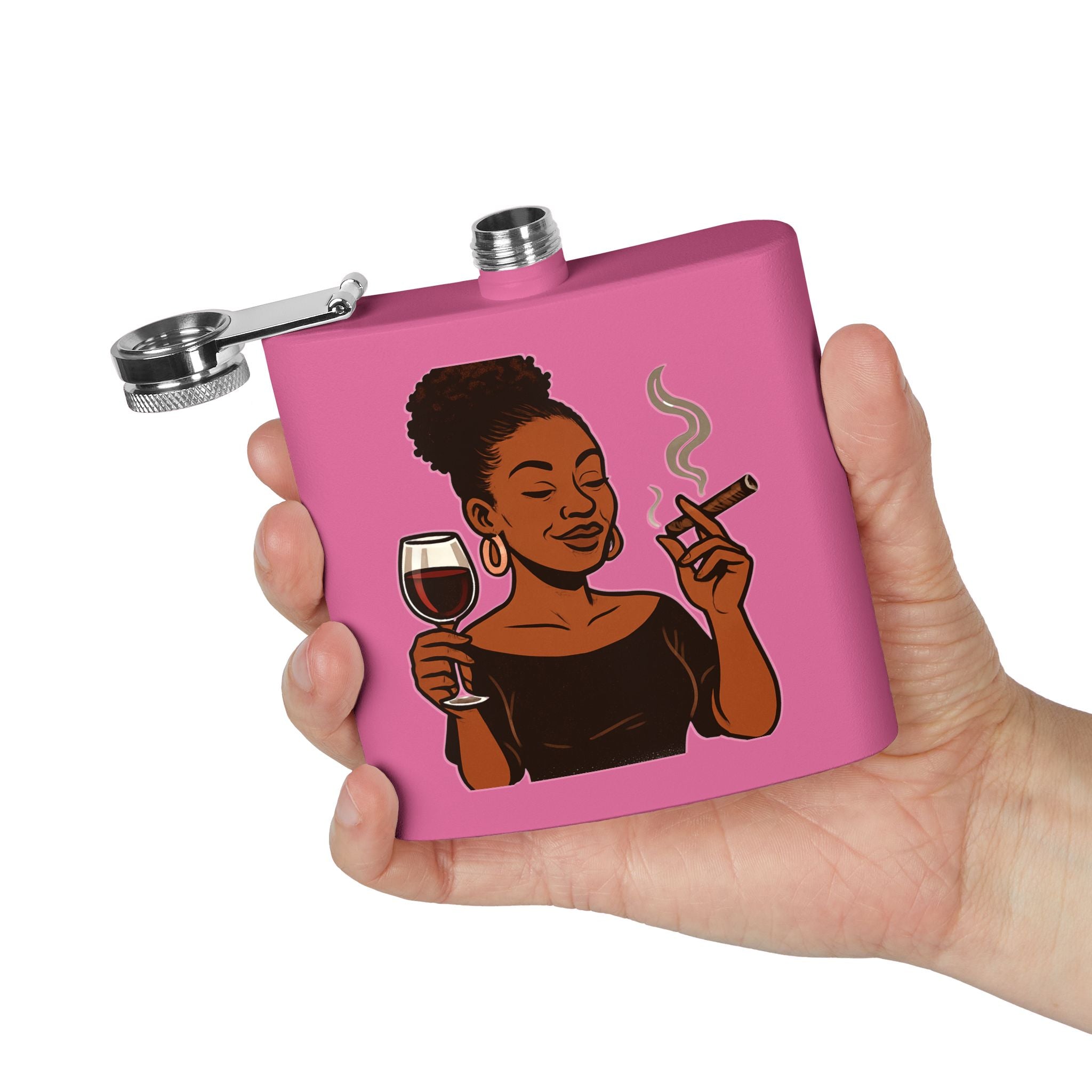 Stainless Steel Flask, 6oz