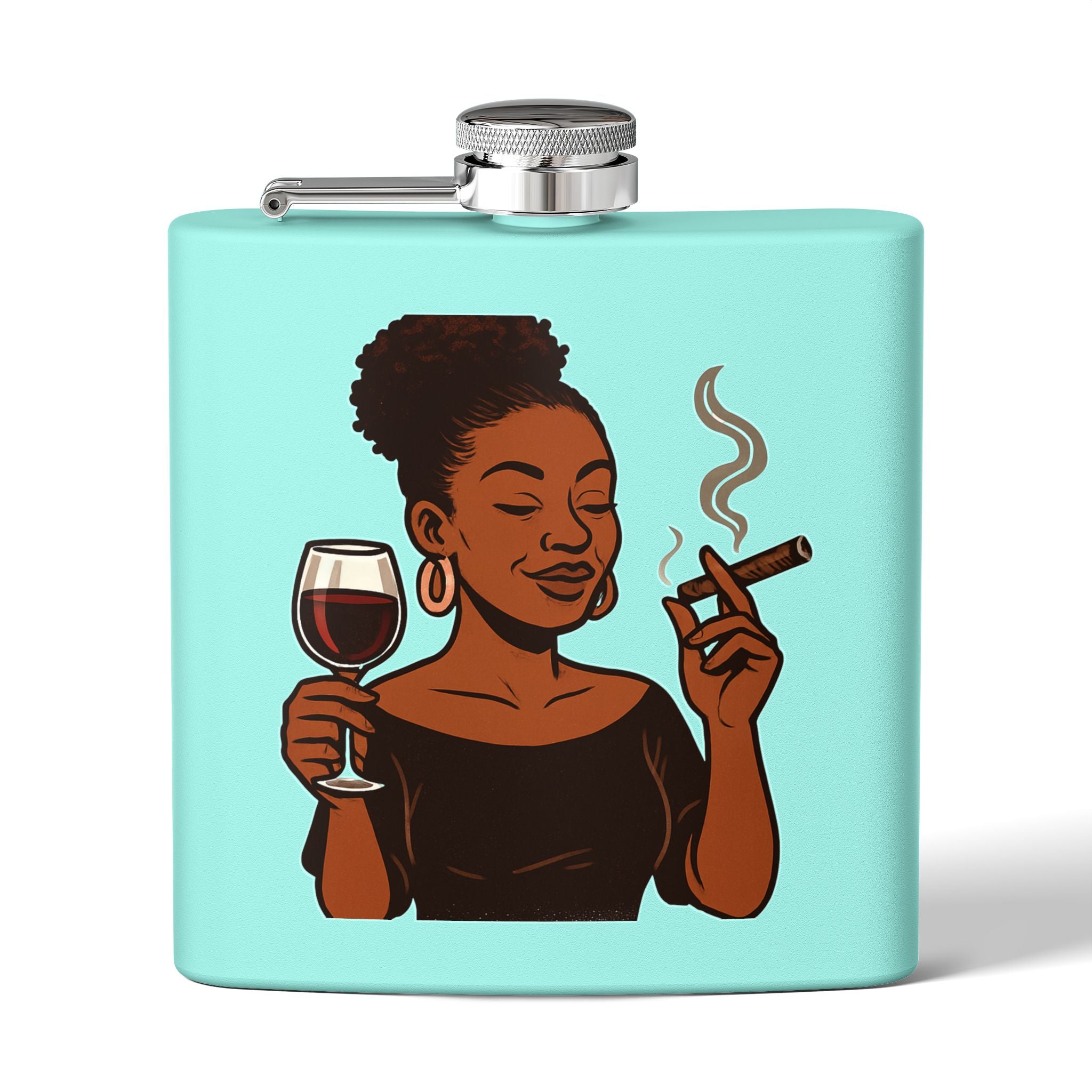 Stainless Steel Flask, 6oz