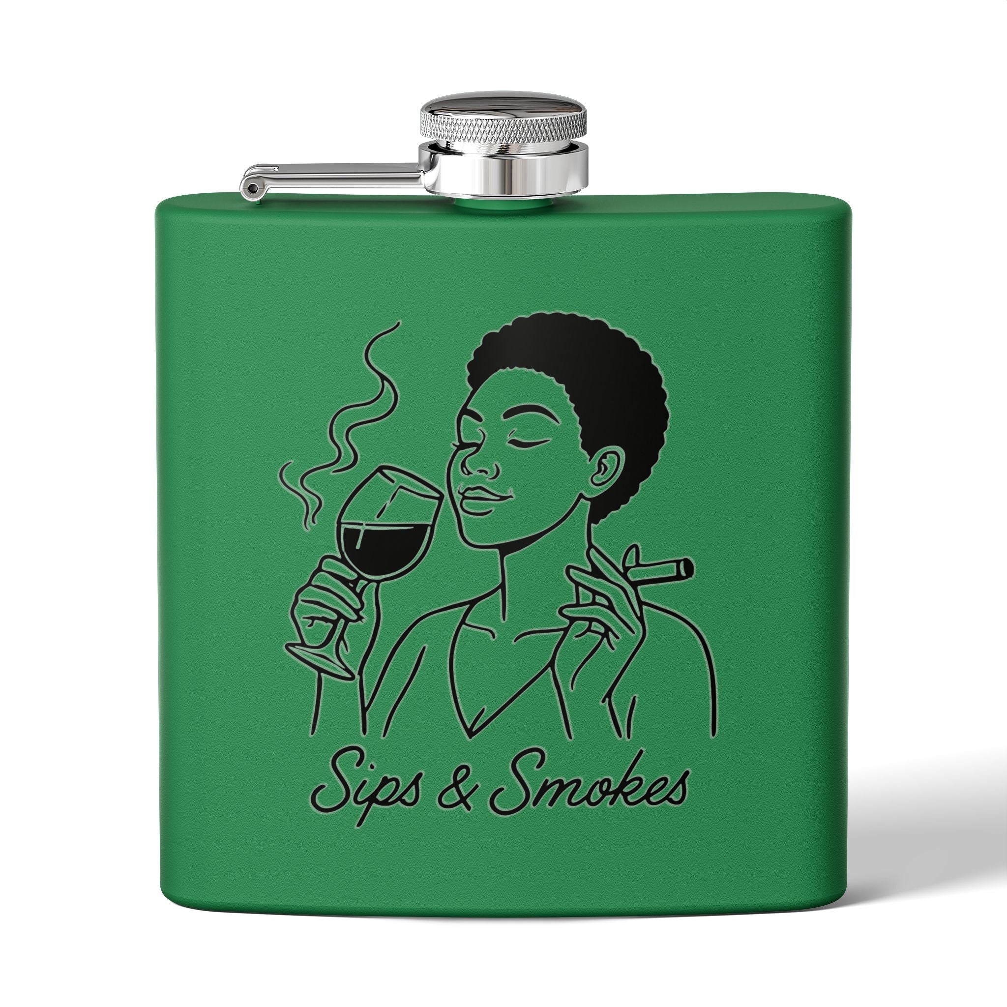 Stainless Steel Flask, 6oz