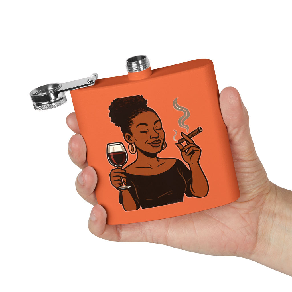 Stainless Steel Flask, 6oz