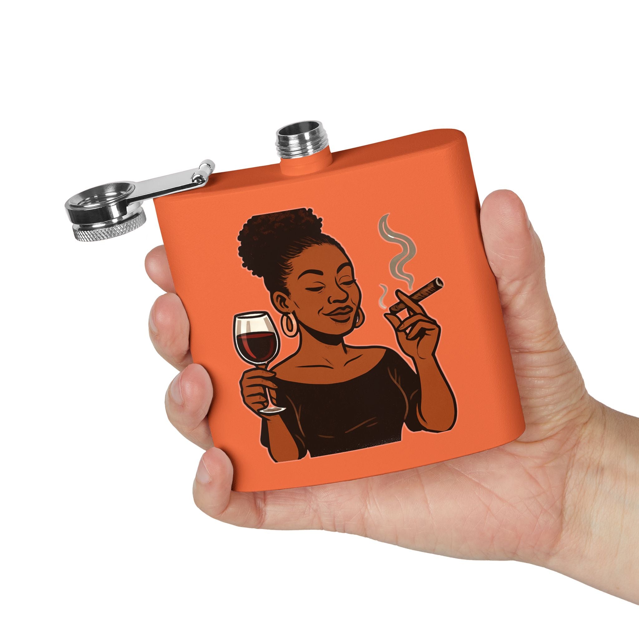 Stainless Steel Flask, 6oz