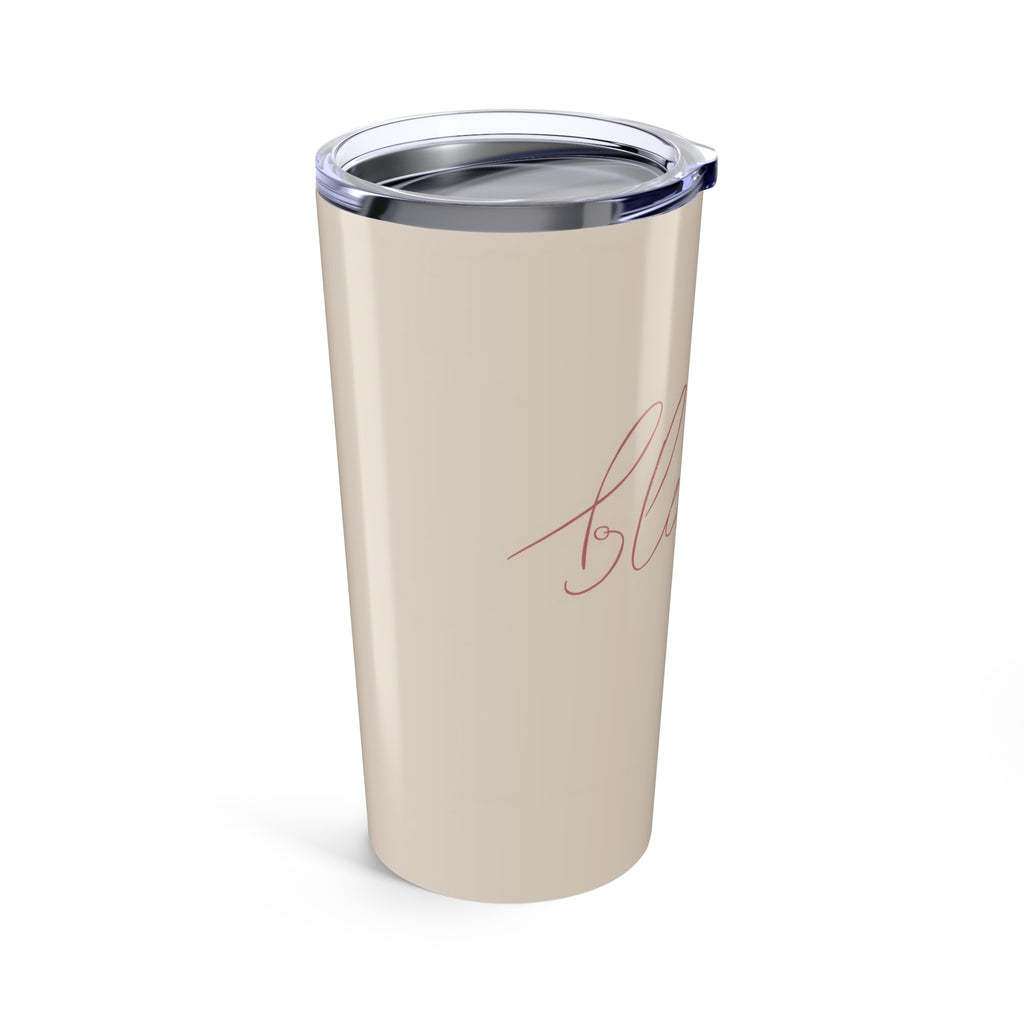 Blessed 20oz Tumbler – Beige Insulated Travel Cup