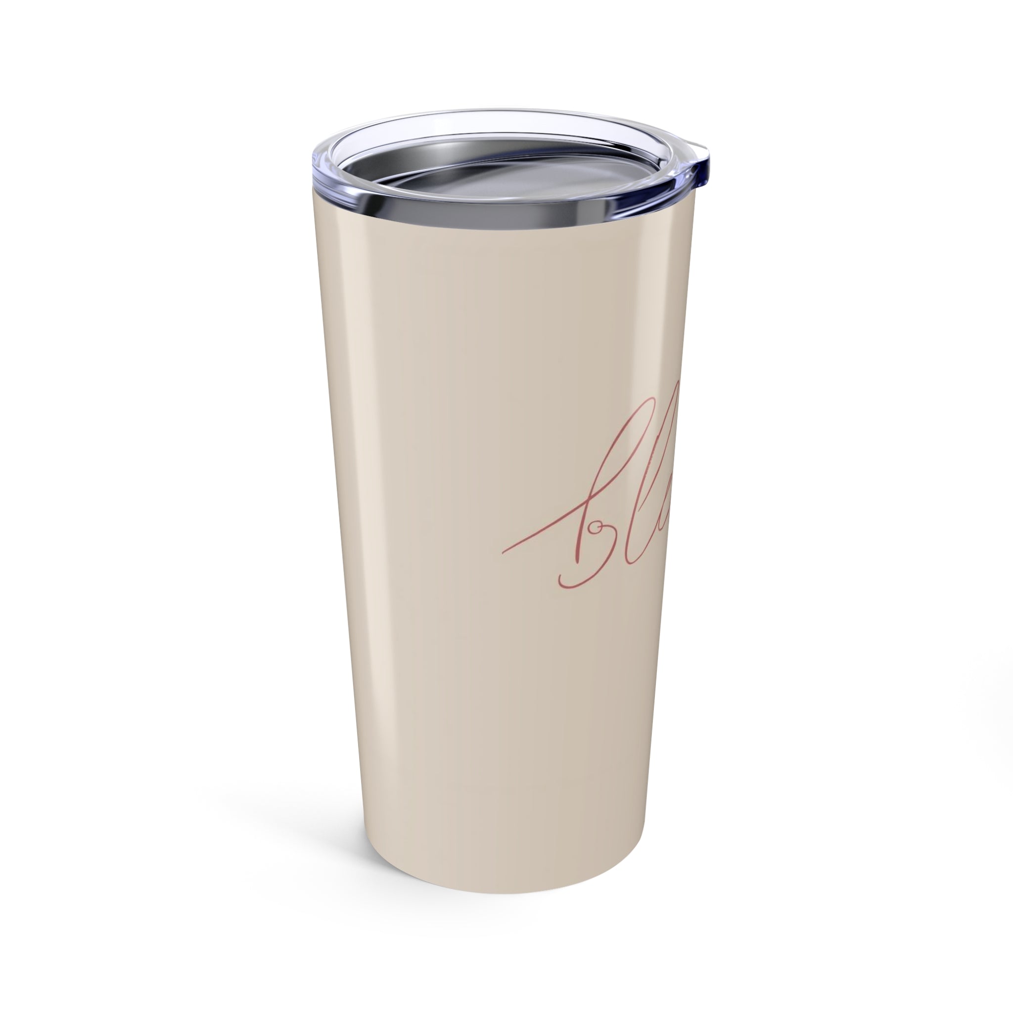 Blessed 20oz Tumbler – Beige Insulated Travel Cup