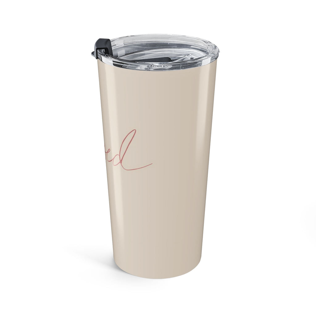 Blessed 20oz Tumbler – Beige Insulated Travel Cup