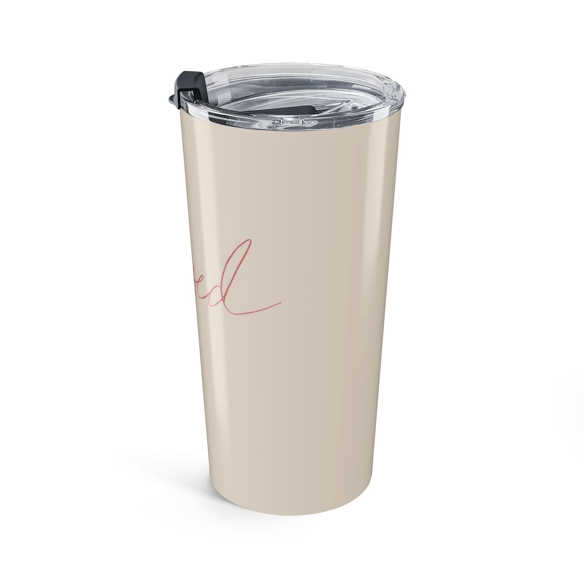 Blessed 20oz Tumbler – Beige Insulated Travel Cup
