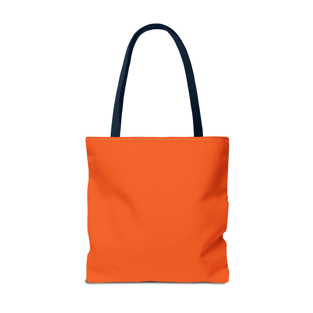 Sarcasm University Tote Bag, Funny Tote, Gift for Students, Everyday Use, Sarcastic Humor, Orange Canvas Bag