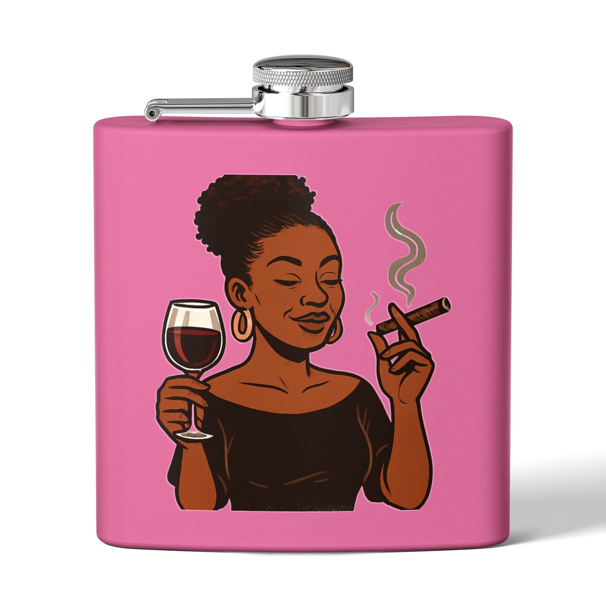 Stainless Steel Flask, 6oz