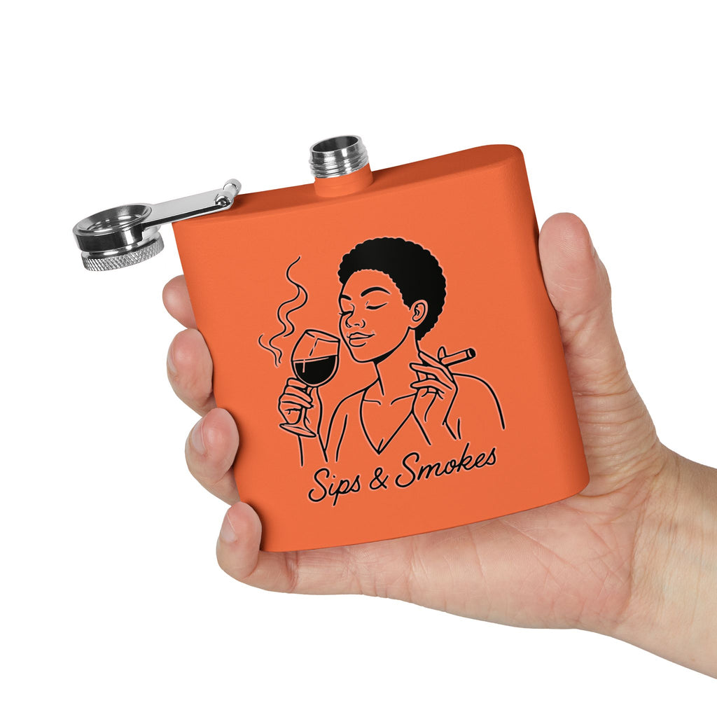 Stainless Steel Flask, 6oz