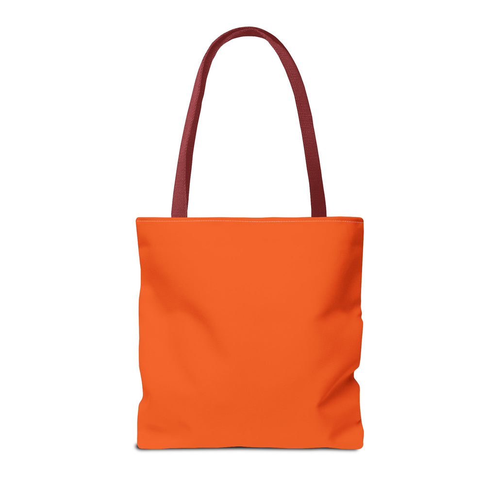 Sarcasm University Tote Bag, Funny Tote, Gift for Students, Everyday Use, Sarcastic Humor, Orange Canvas Bag