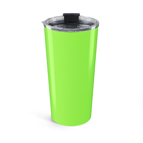 Aquarius Zodiac 20oz Tumbler — Neon Green Horoscope Travel Mug