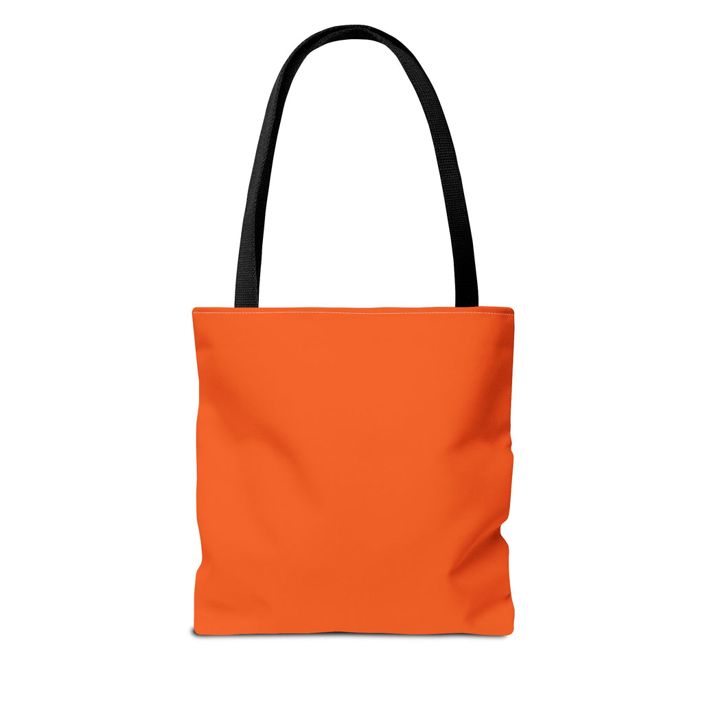 Sarcasm University Tote Bag, Funny Tote, Gift for Students, Everyday Use, Sarcastic Humor, Orange Canvas Bag