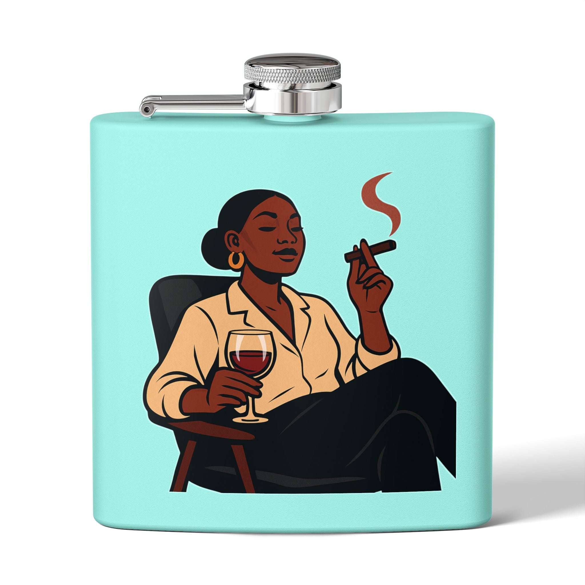 Stainless Steel Flask, 6oz