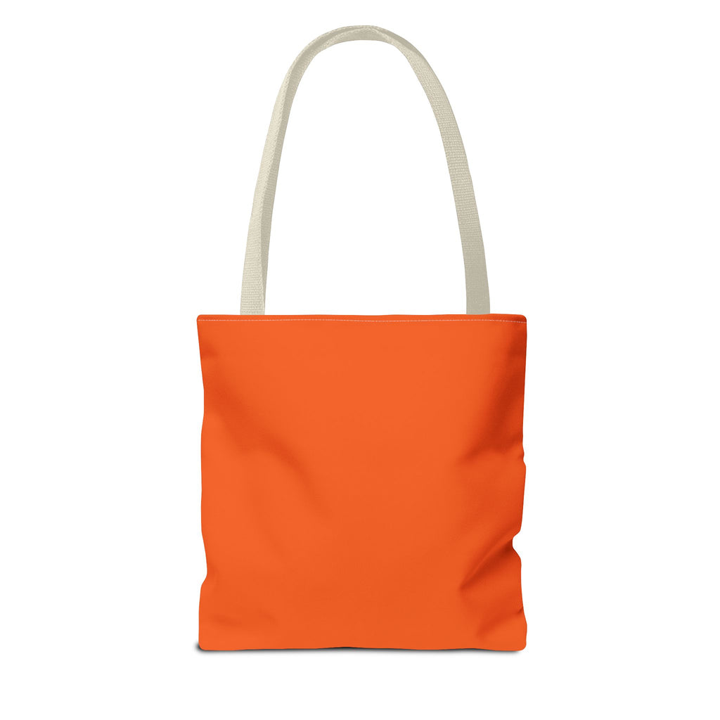 Sarcasm University Tote Bag, Funny Tote, Gift for Students, Everyday Use, Sarcastic Humor, Orange Canvas Bag