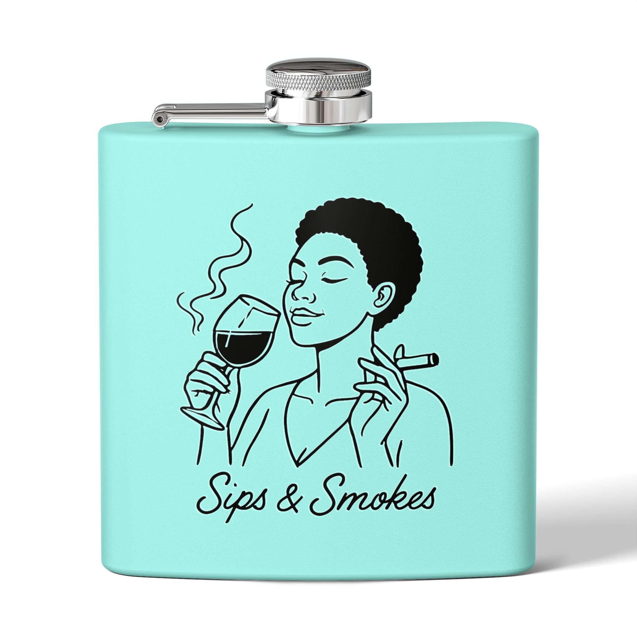Stainless Steel Flask, 6oz